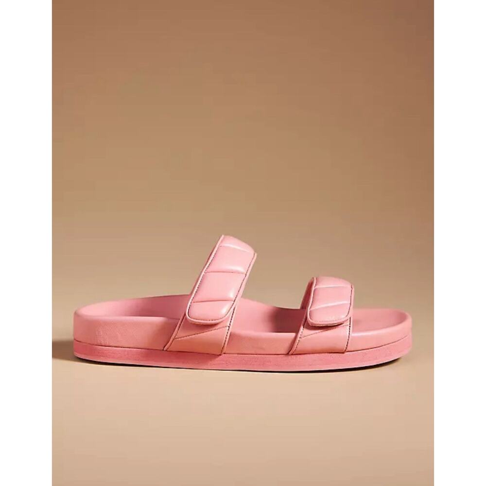 Women’s Pink Slide Sandals with Padded Straps